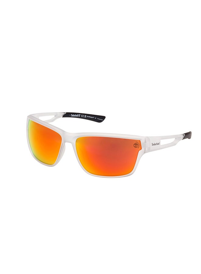 Timberland Men's Polarized Rectangular Sunglasses - TB0000126D65 - Lens Size: 65 Mm - Image 1